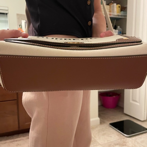 Burberry canvas cross body bag. - Picture 3 of 3